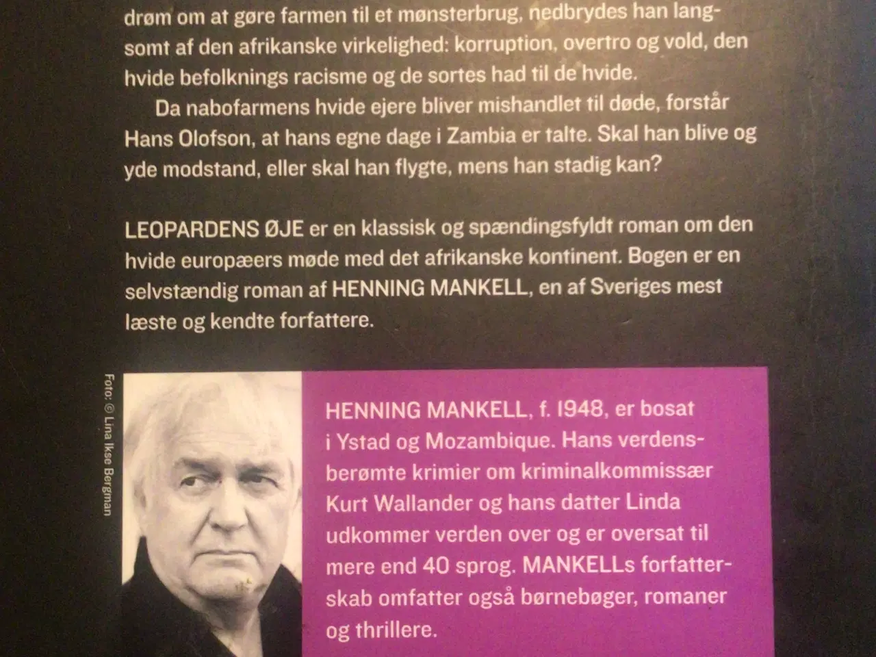 Billede 2 - Henning Mankell : Leopardens øje