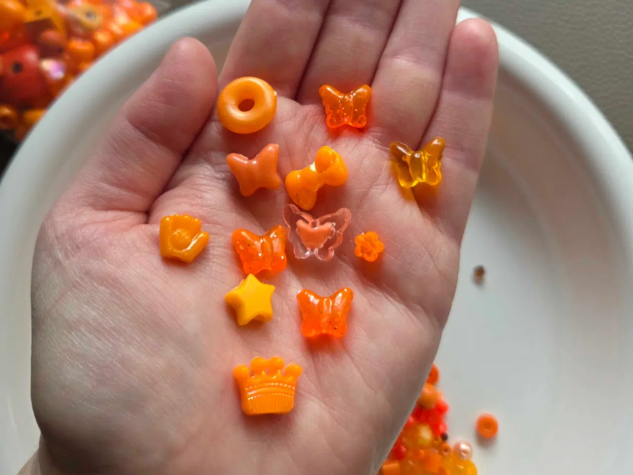 Billede 7 - Orange perle pakke