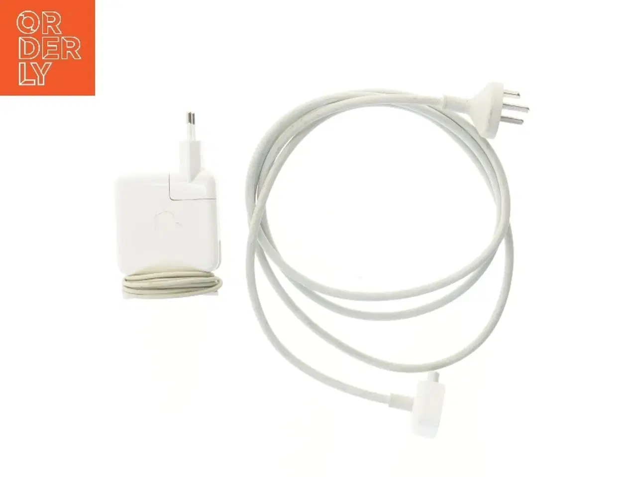 Billede 1 - Apple oplader og kabel fra Apple (str. 10x7 cm)