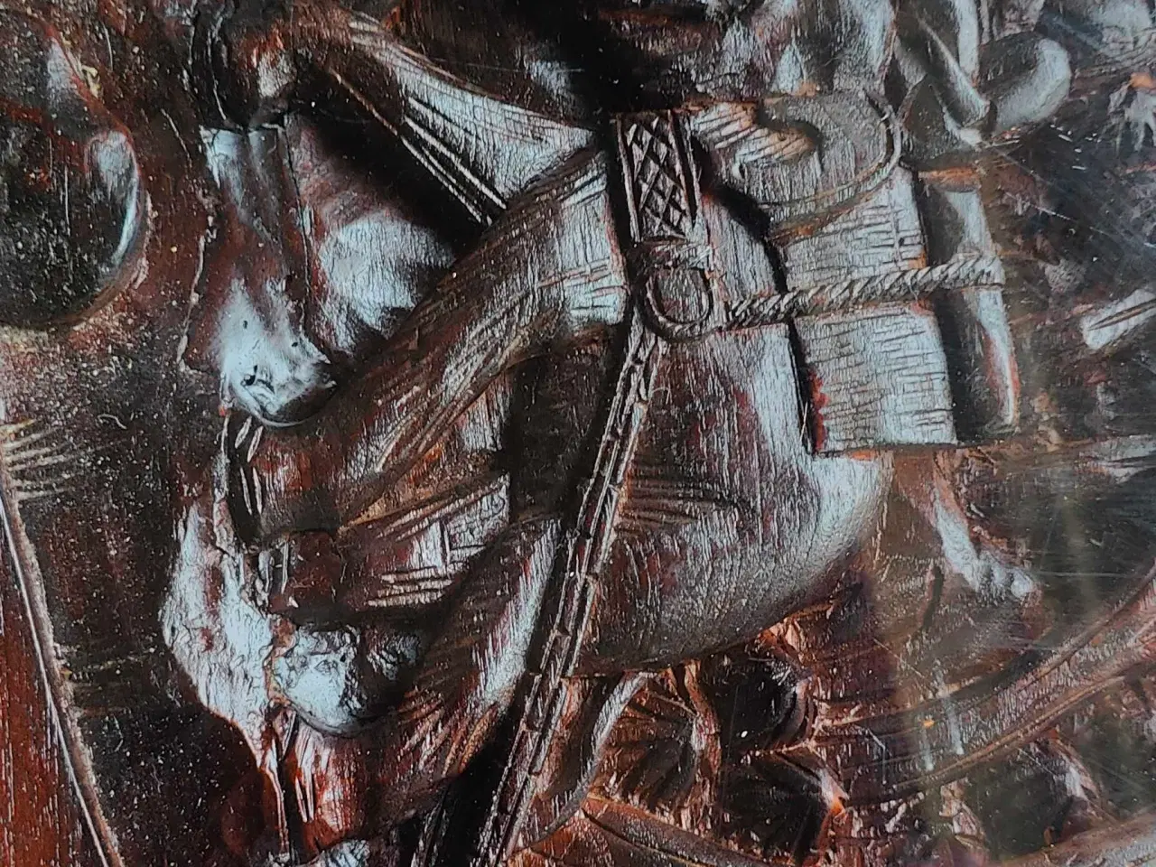 Billede 4 - Thailandsk Udskåret lavt bord 