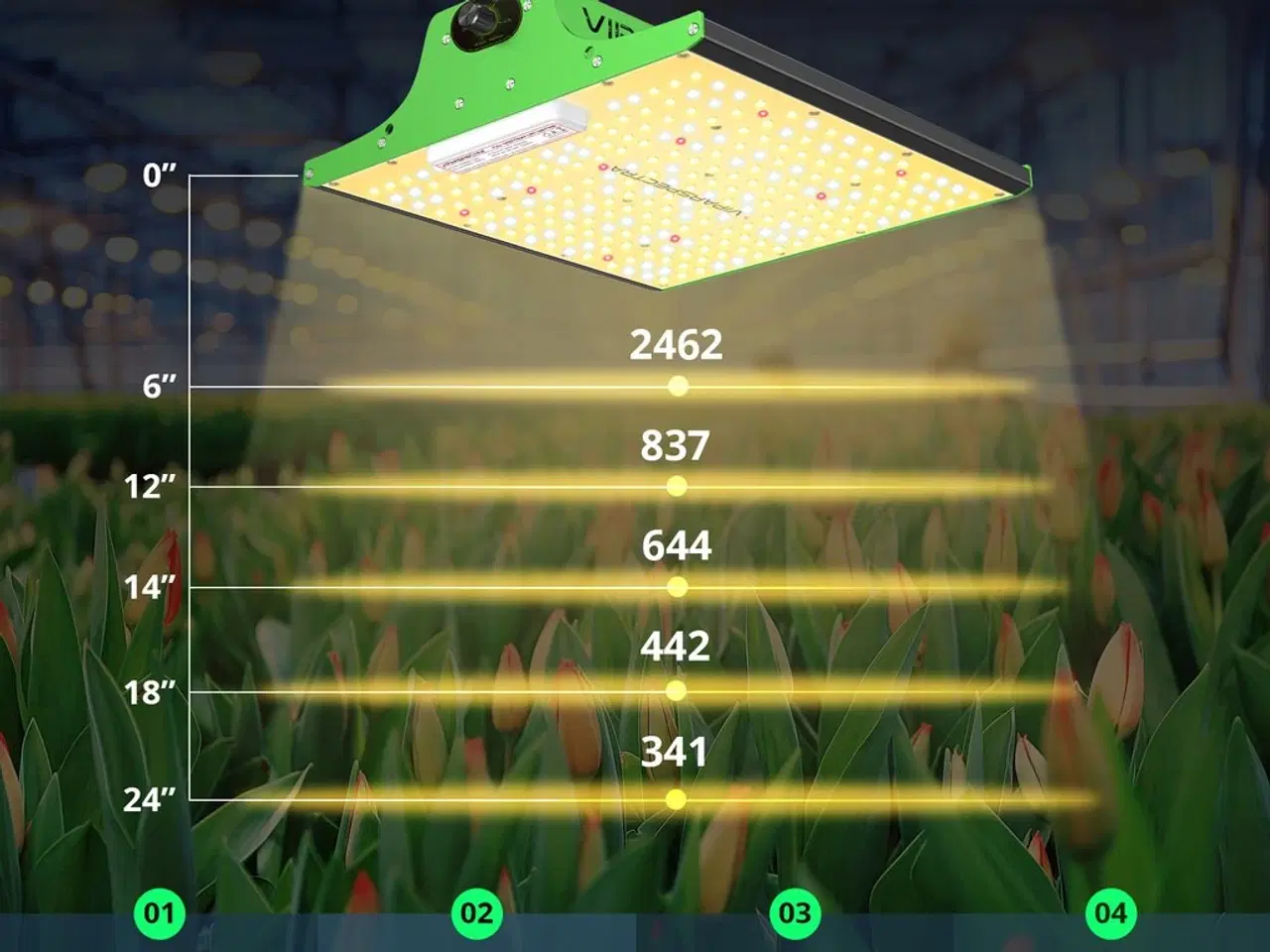 Billede 4 - Vipar Spectra – LED Vækstlampe