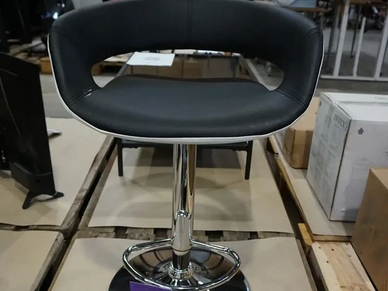 Billede 3 - Grace Barstol Sort/hvid