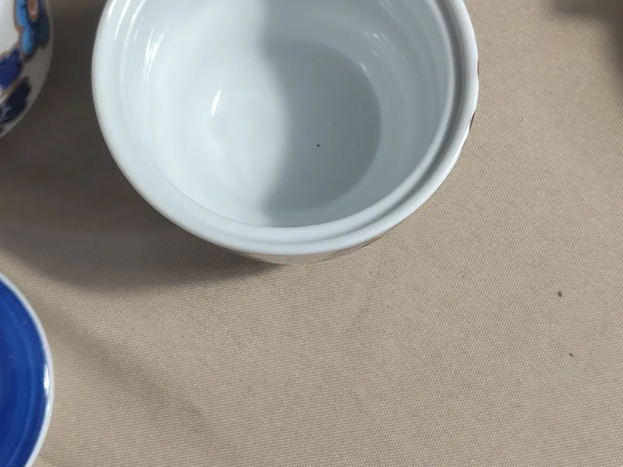 Billede 5 - Flot blåt blomsterstel fra Colditz Inglasur