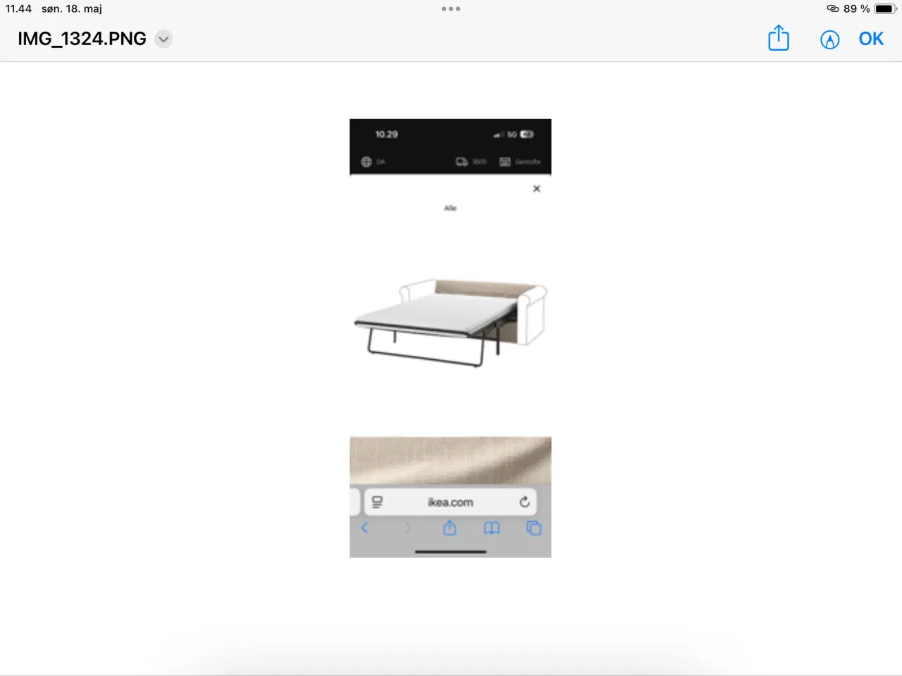 Billede 4 - Ikea Grønlid Sovesofa