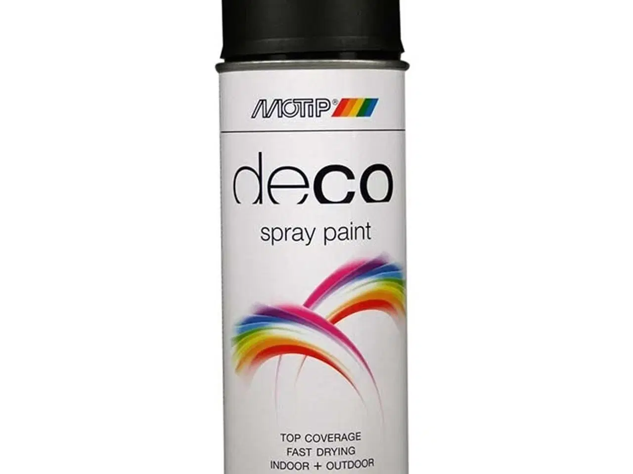 Billede 1 - Motip deco Ral 9005 dyb sort satin 400ml.