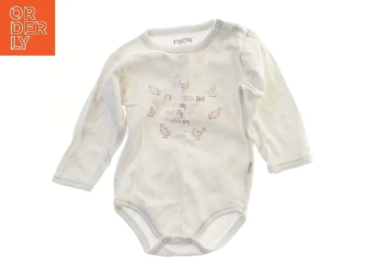 Billede 1 - Langærmet bodystocking til baby fra Fixoni (str. 68)