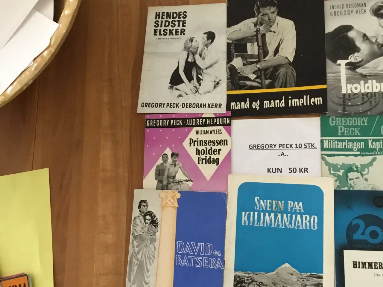 Billede 1 - GREGORY PECK.  10 A - 1 LOT