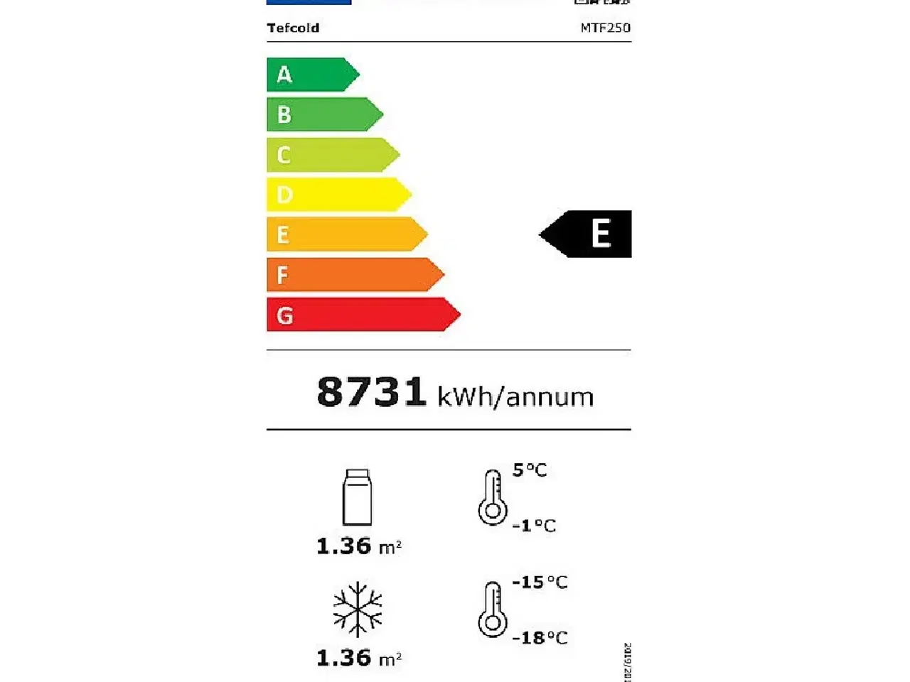 Billede 4 - Displayfryser/køler – væg – 650 l, -24 til -18 °C