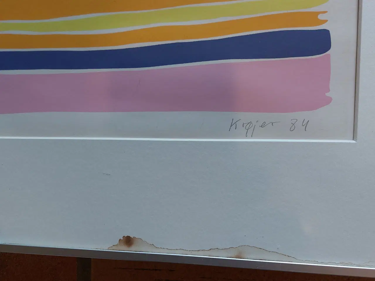 Billede 3 - TOM KRØJER -- original litografi