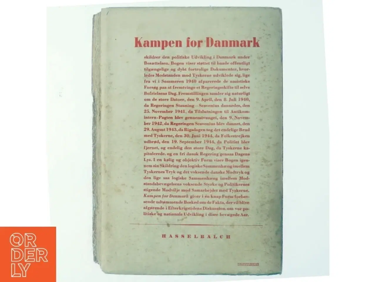 Billede 3 - Kampen for Danmark af Harald R. Martinsen (Bog)
