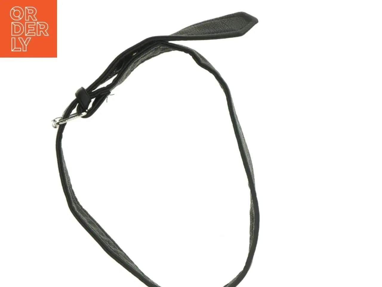 Billede 3 - Læderbælte med metalspænde (str. 84 cm)