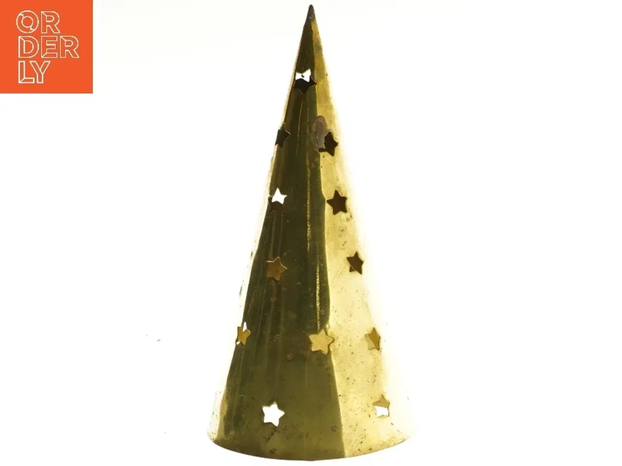 Billede 1 - Metal stjerneformet lysestage (str. 21 cm)