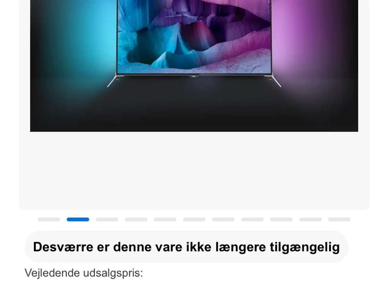 Billede 1 - 4k UHD Philips Smart TV med 2-sidet ambilight sælg