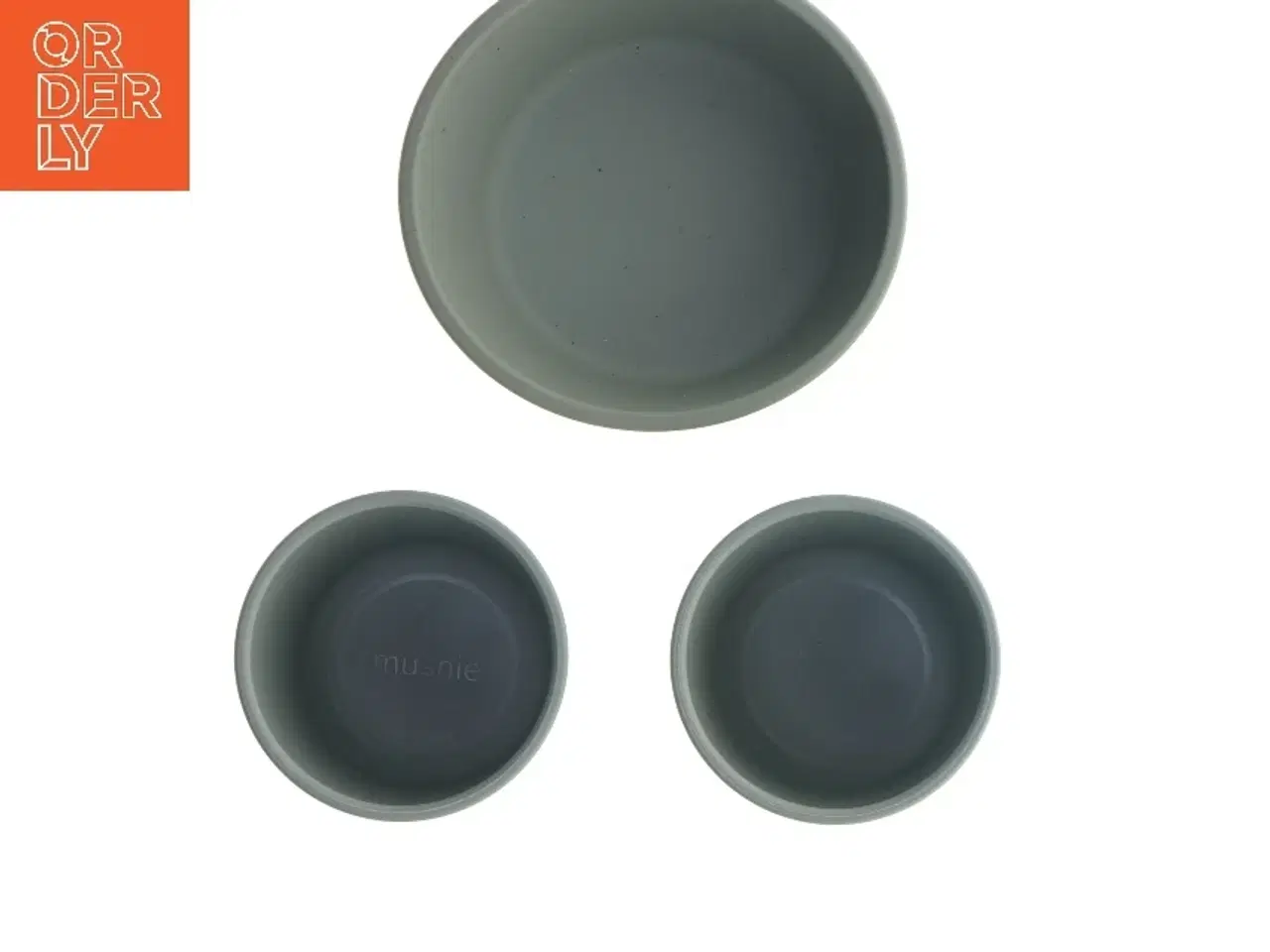 Billede 3 - Mushie silikone kopper og skål sæt fra Mushie (str. 11 cm)