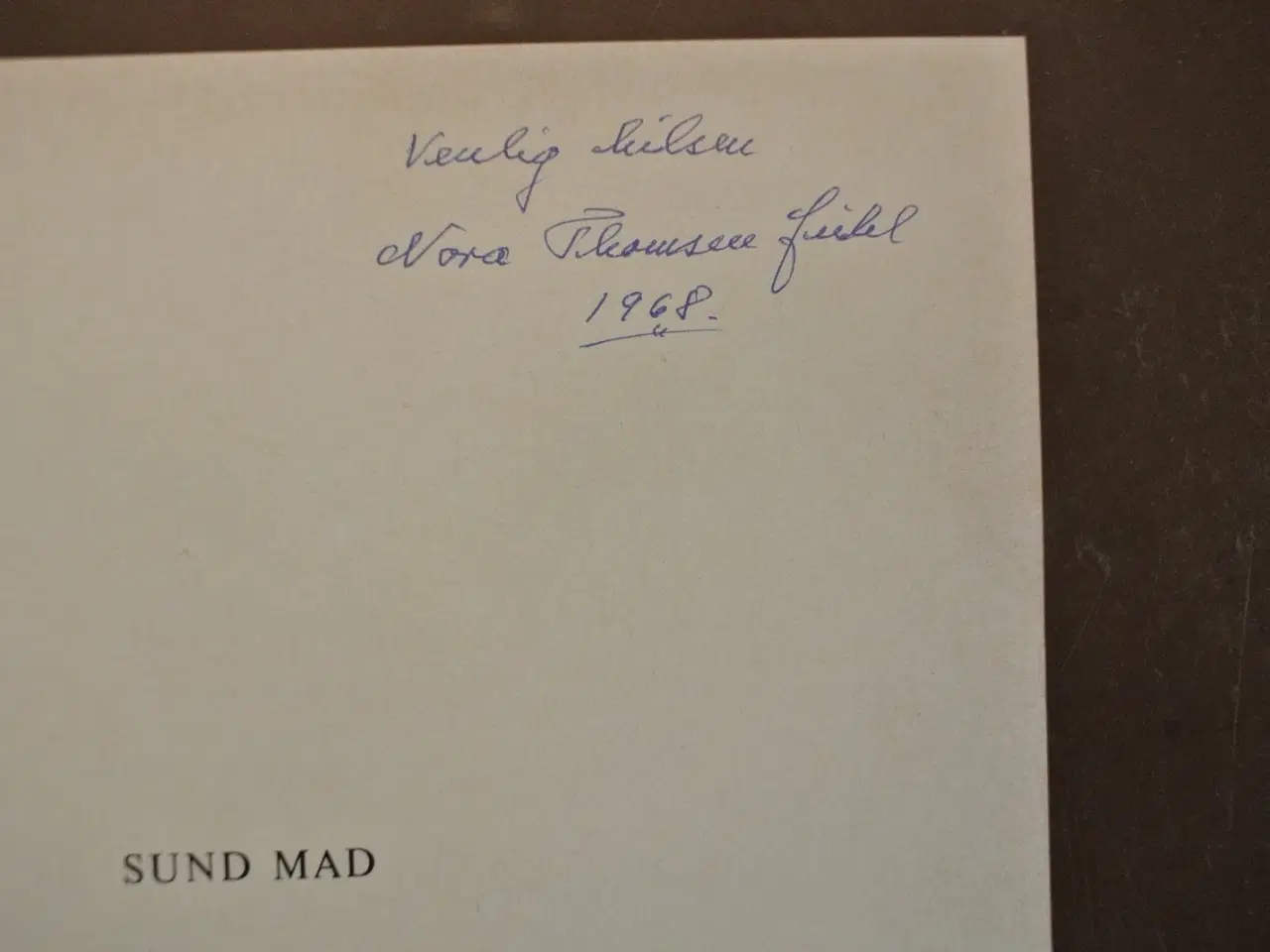 Billede 2 - sund mad , af nora thomsen. signeret, emne: mad