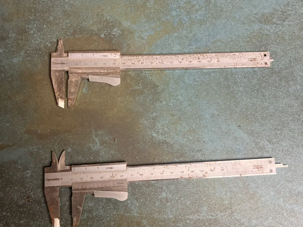 Billede 2 - 2 stk skydelære samlet 