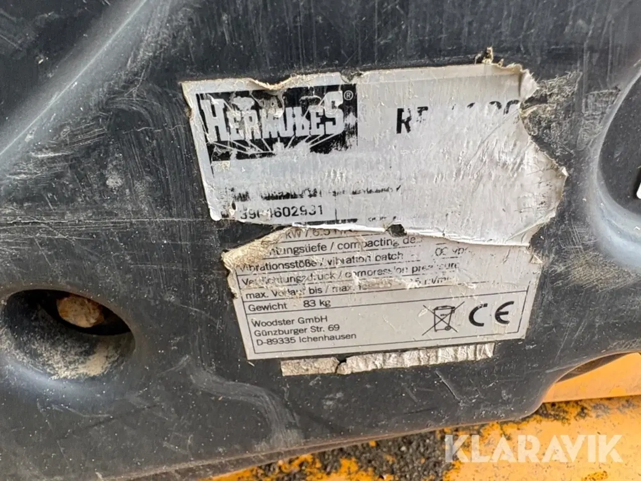 Billede 8 - Pladevibrator Herkules RP 1300 B