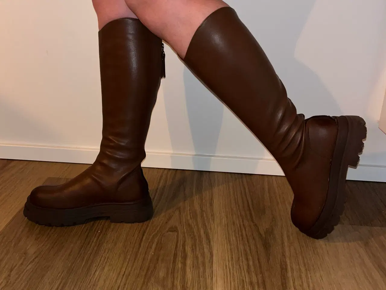 Billede 2 - Brune læderstøvler 