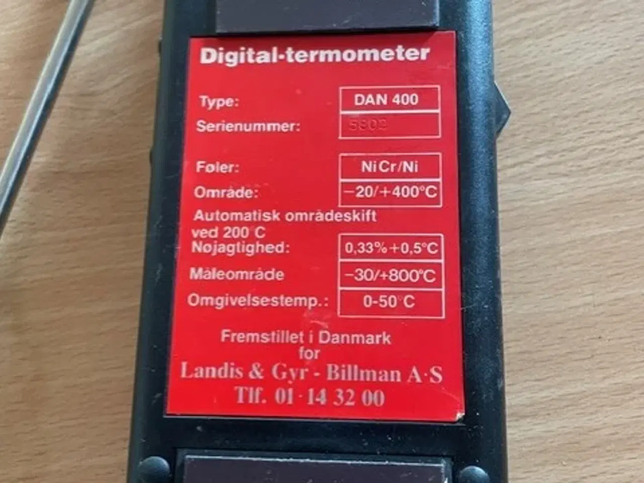 Billede 1 - Termometer