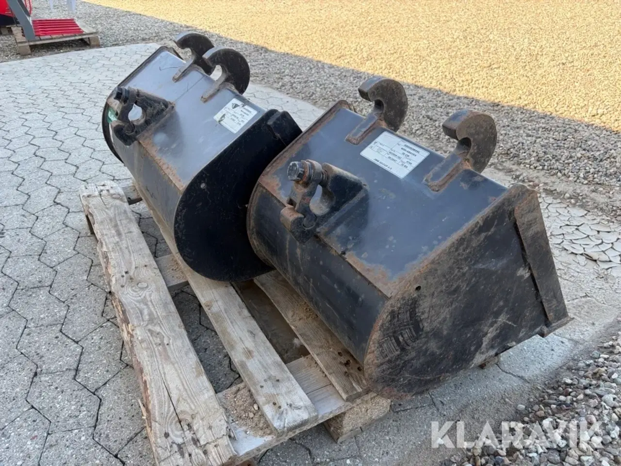 Billede 3 - Graveskovle Skive Maskinfabrik 80 cm og 50 cm med RA skifte