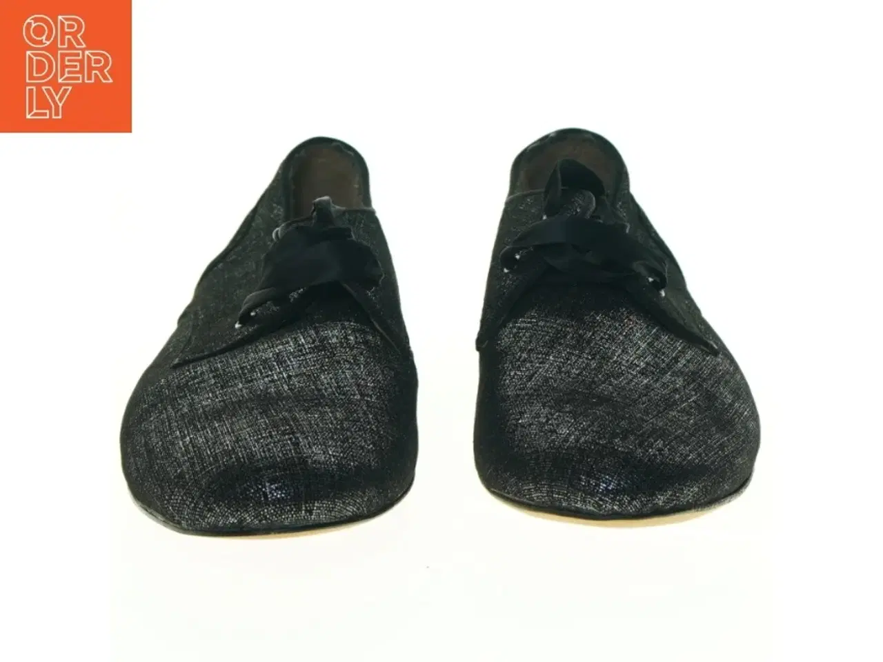 Billede 4 - Sorte glimtende loafers med sløjfe fra Reve d'un jour (str. 36)