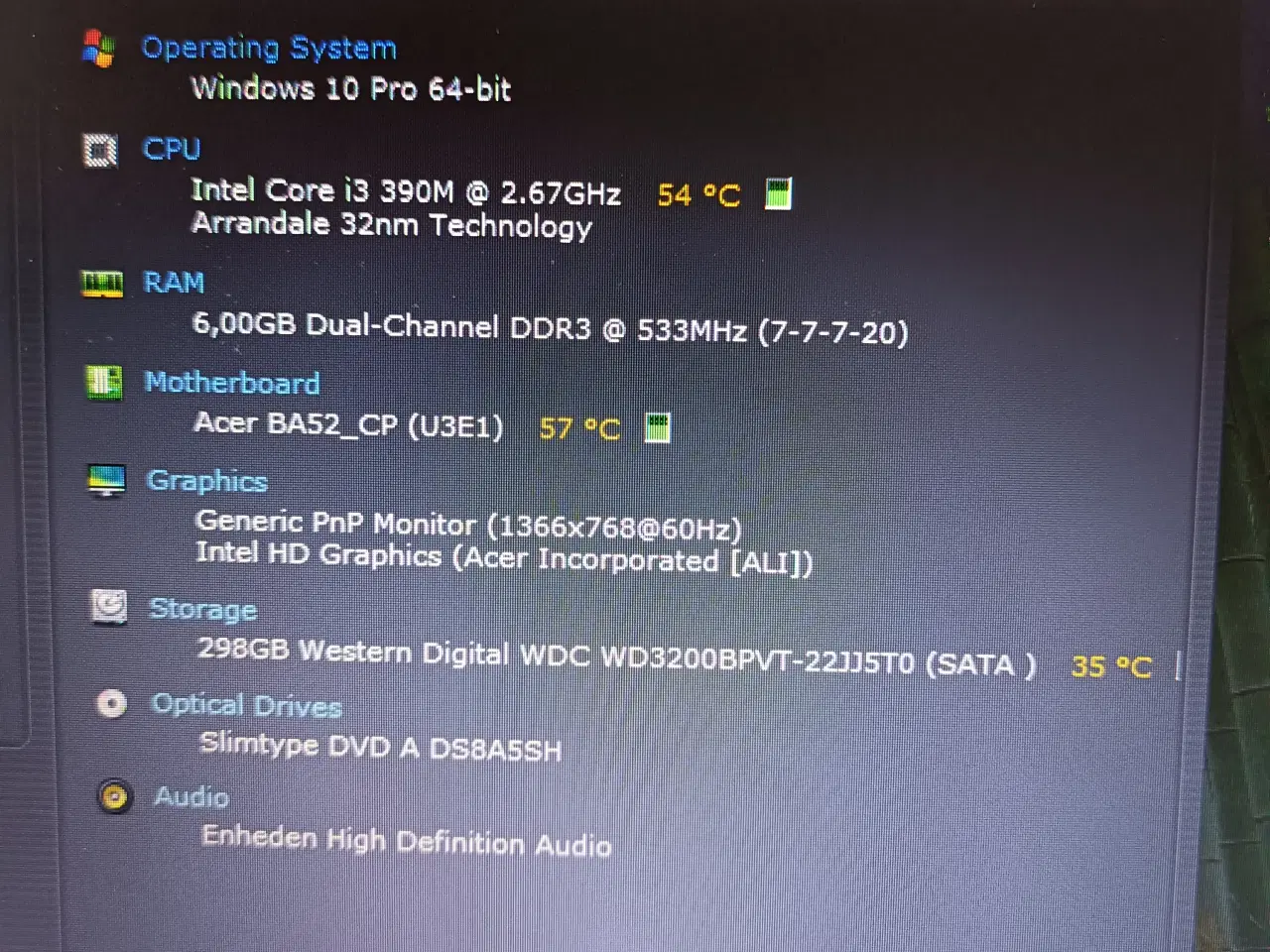 Billede 3 - Billig Acer bærbar med 15,6" skærm