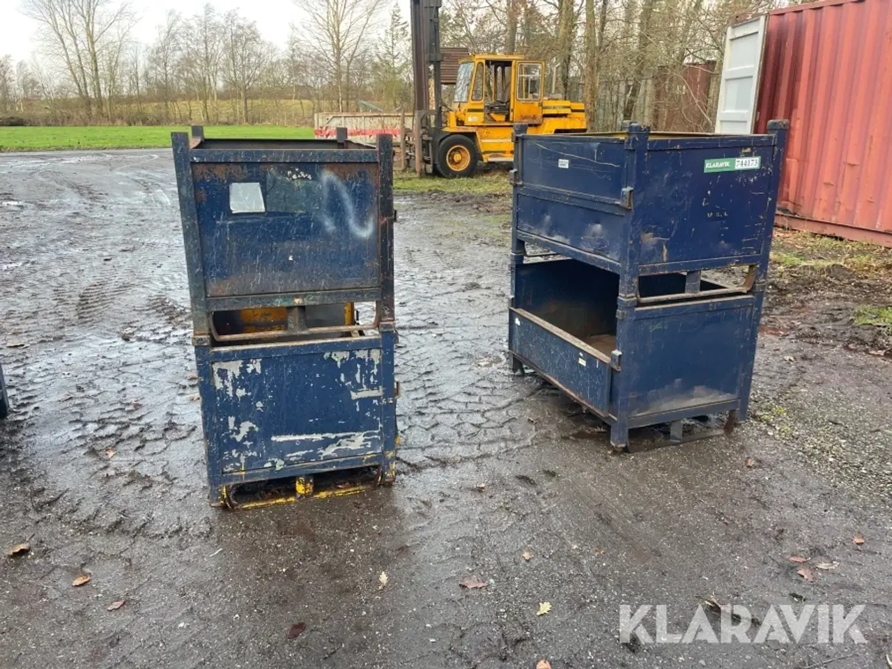 Billede 7 - Metal container 8 styk