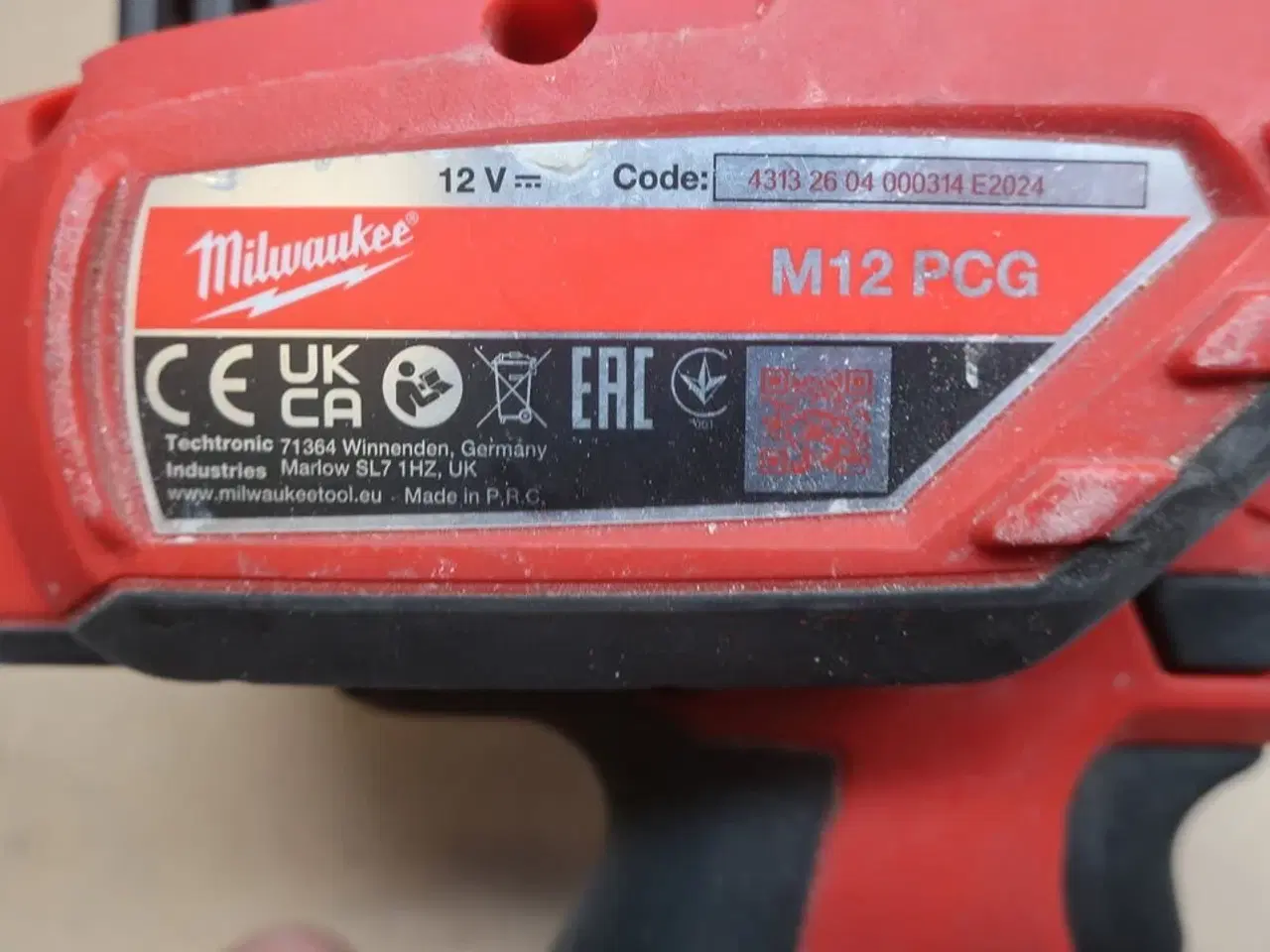 Billede 2 - Fugepistol MILWAUKEE M12 PCG