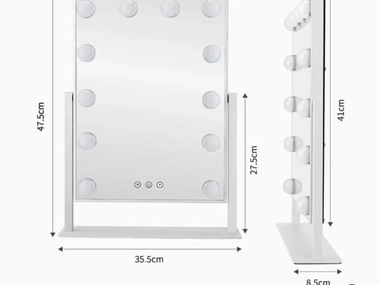 Billede 3 - Bright Beauty vippe makeup spejl