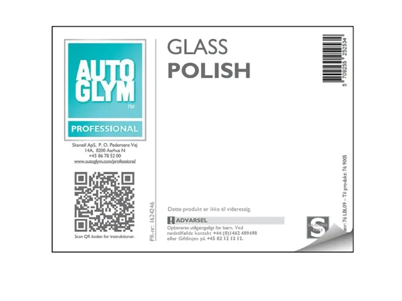 Billede 1 - Label Autoglym Glass Cleaner Polish
