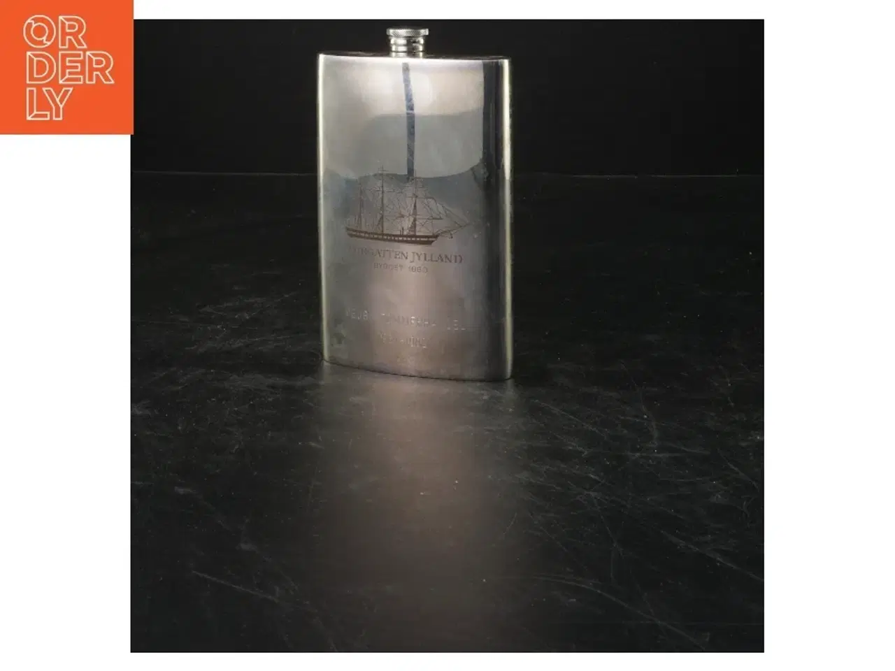 Billede 1 - Lommelærke i rustfrit stål (str. 15x9 cm)