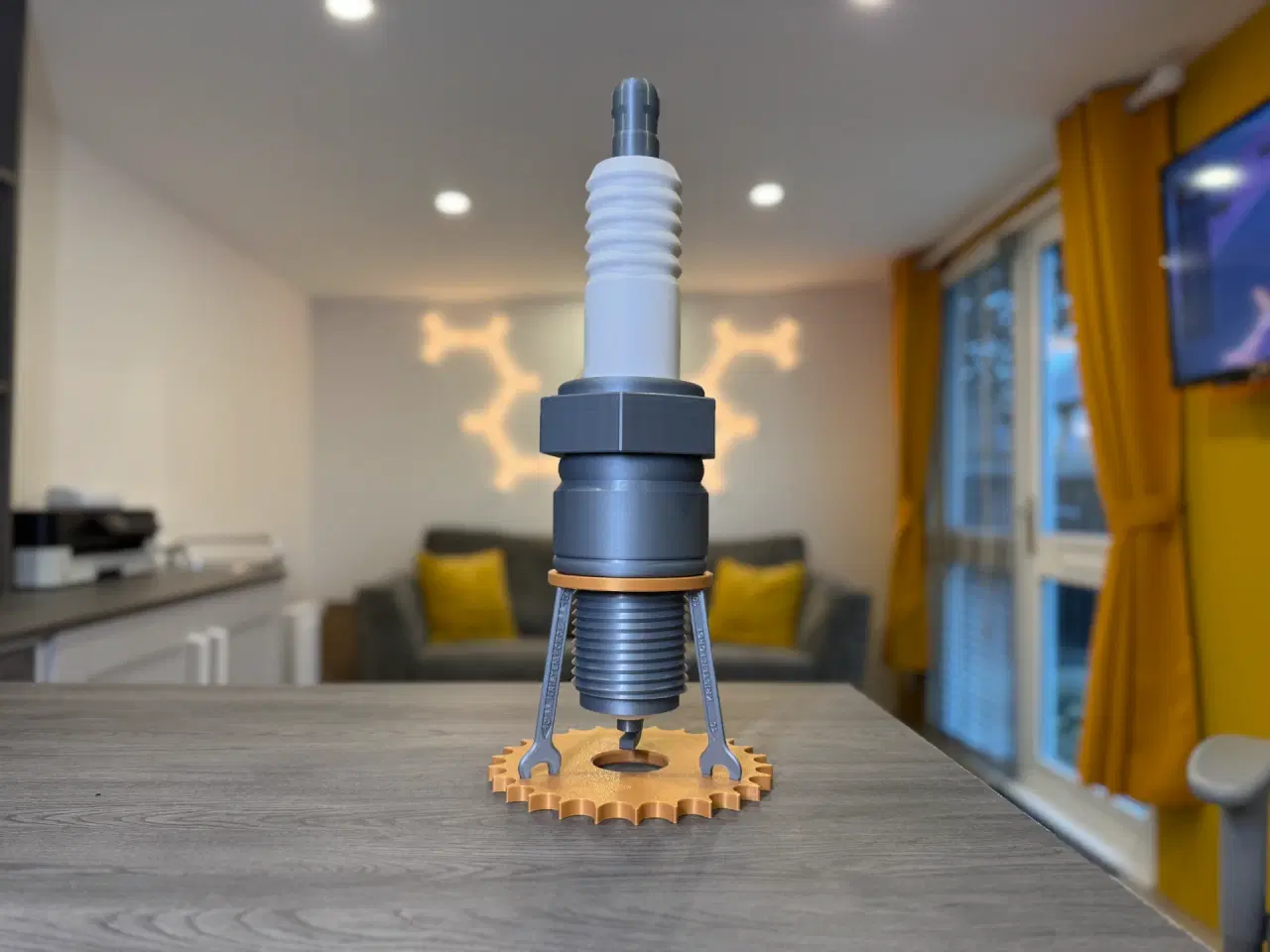 Billede 2 - Lampe udført som tændrør