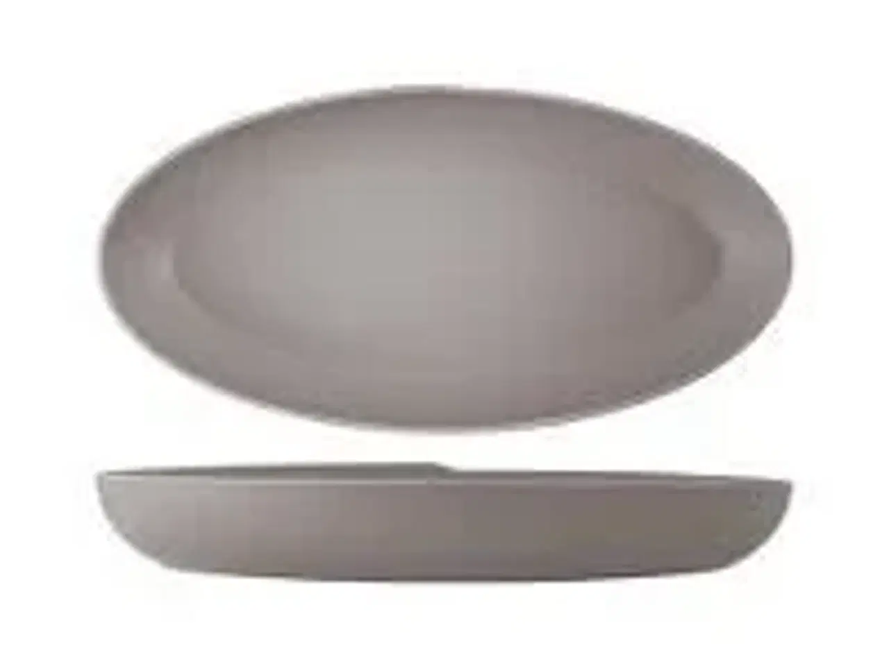 Billede 1 - 4 stk. Fad melamin mat grå B550 x D275 x H75mm Copenhagen