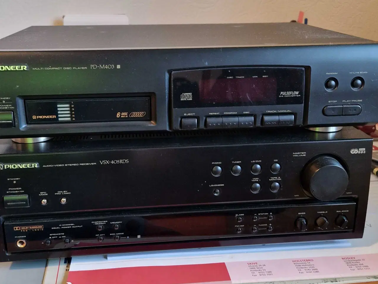 Billede 1 - Pioneer anlæg med CD