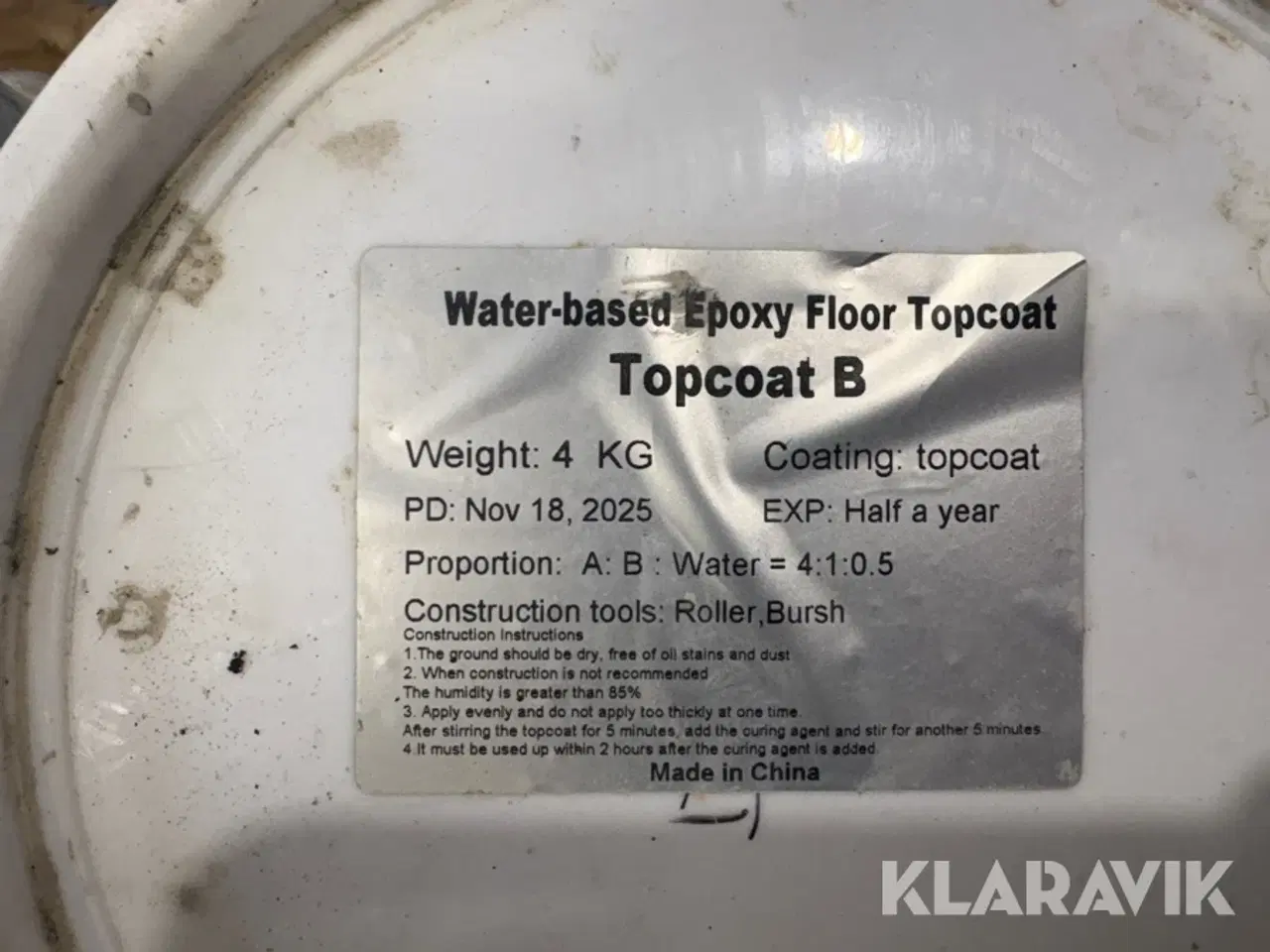 Billede 12 - Epoxy maling 400 kvadratmeter 3-lags