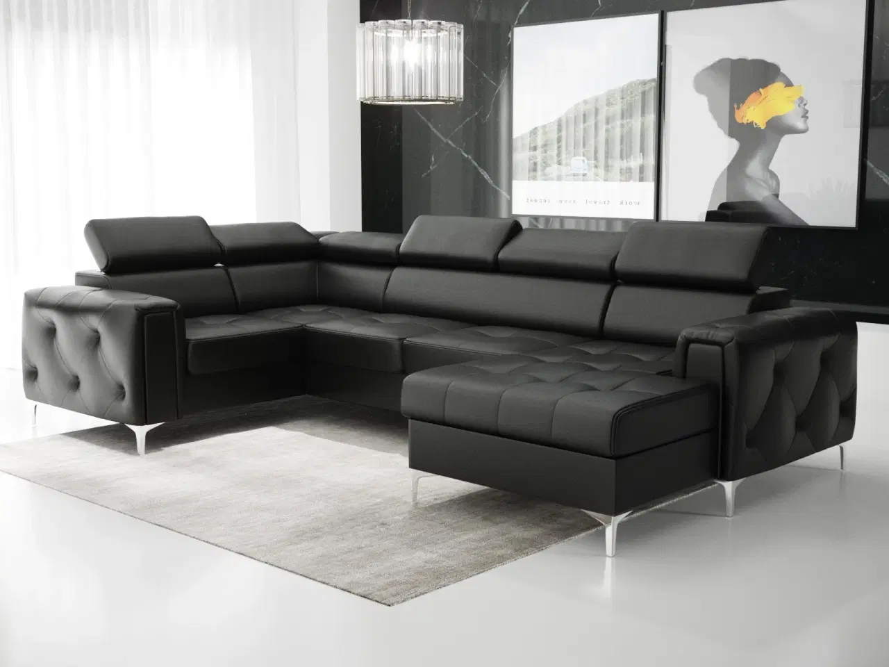 Billede 8 - ORIONIS MAX III HJØRNESOFA MED SOVEFUNKTION 165x320x185 CM