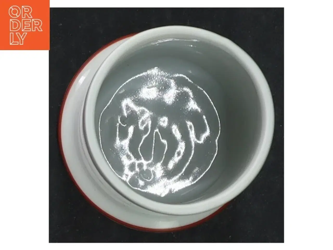 Billede 3 - Bing & Grøndahl porcelæn opbevaringskrukke fra B&G (str. H. 10 cm. ø. 6,5 cm)
