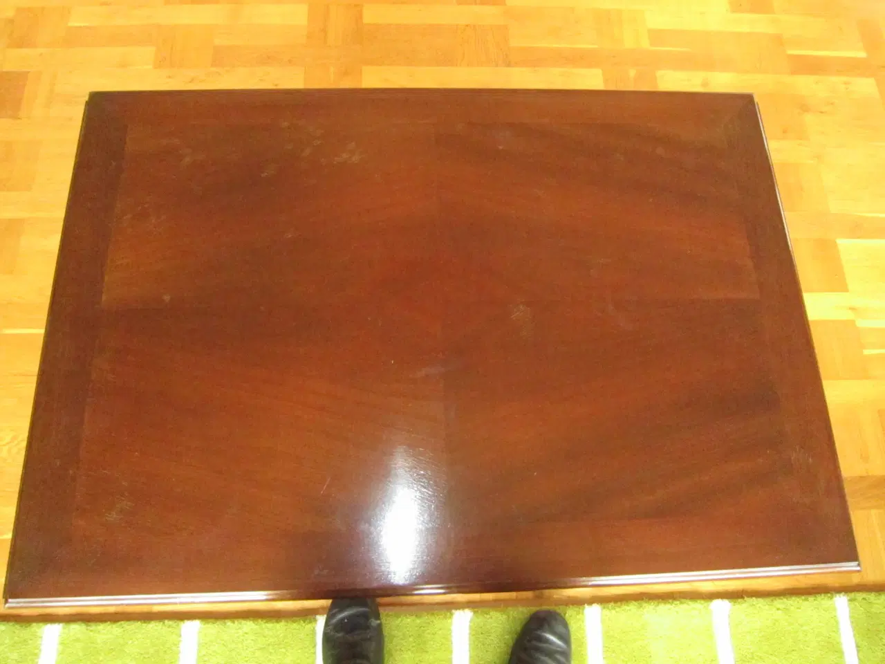 Billede 2 - Sofabord i mahogni m. 2 klapper