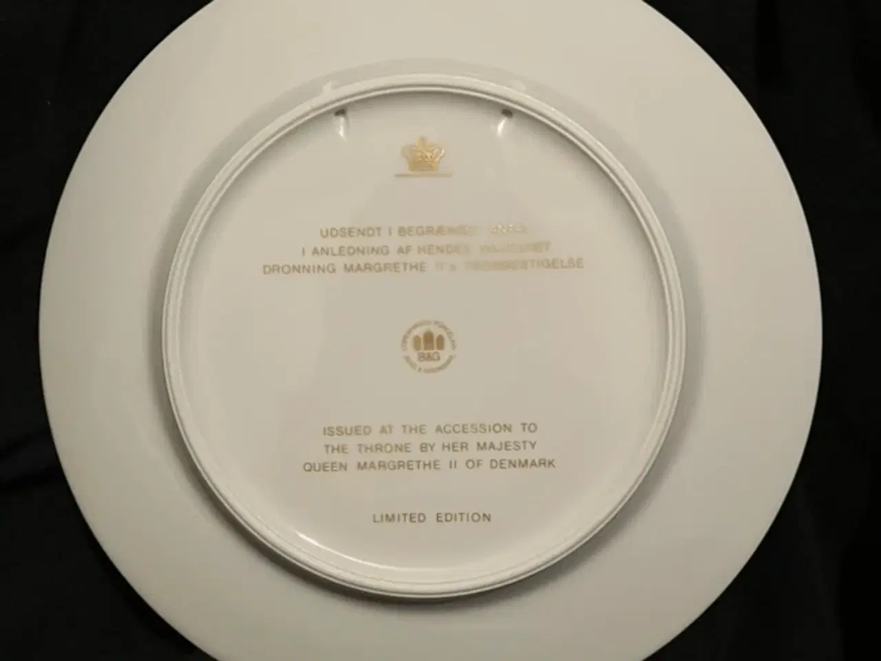 Billede 2 - Royal mindeplatte - Limited edition 