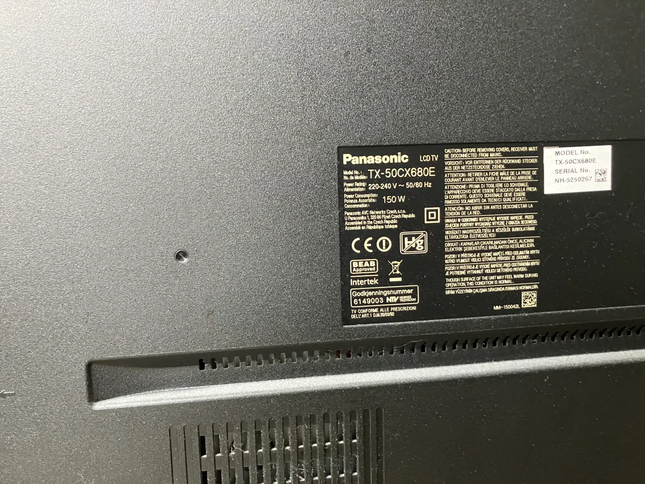 Billede 2 - Panasonic LCD TV 50 tommer