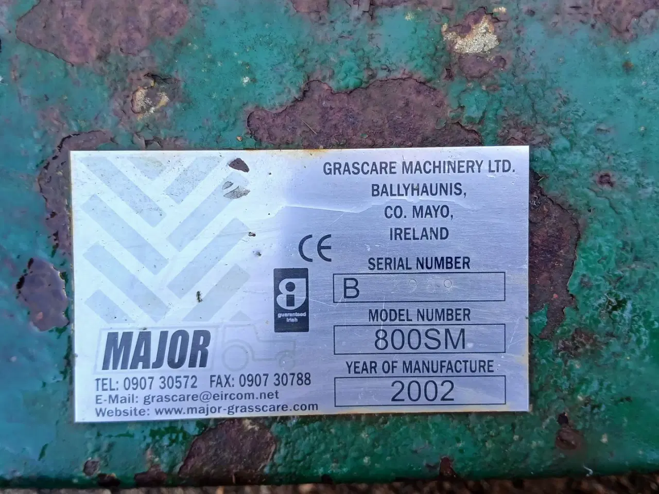 Billede 5 - Major 800SM Grass Topper