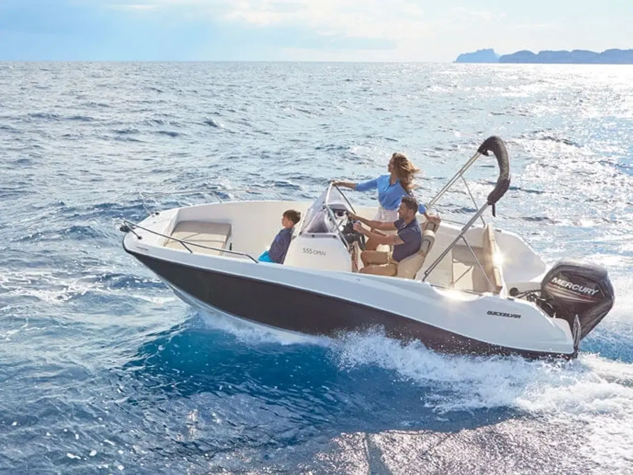 Billede 3 - Quicksilver Activ 555 Open med 100 hk Mercury-EFI CT 4 takt med flot udstyr