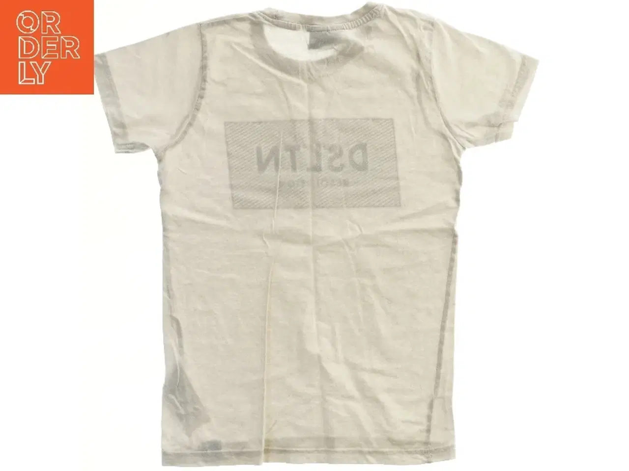 Billede 2 - Hvid T-shirt med print fra DWG (str. 140)