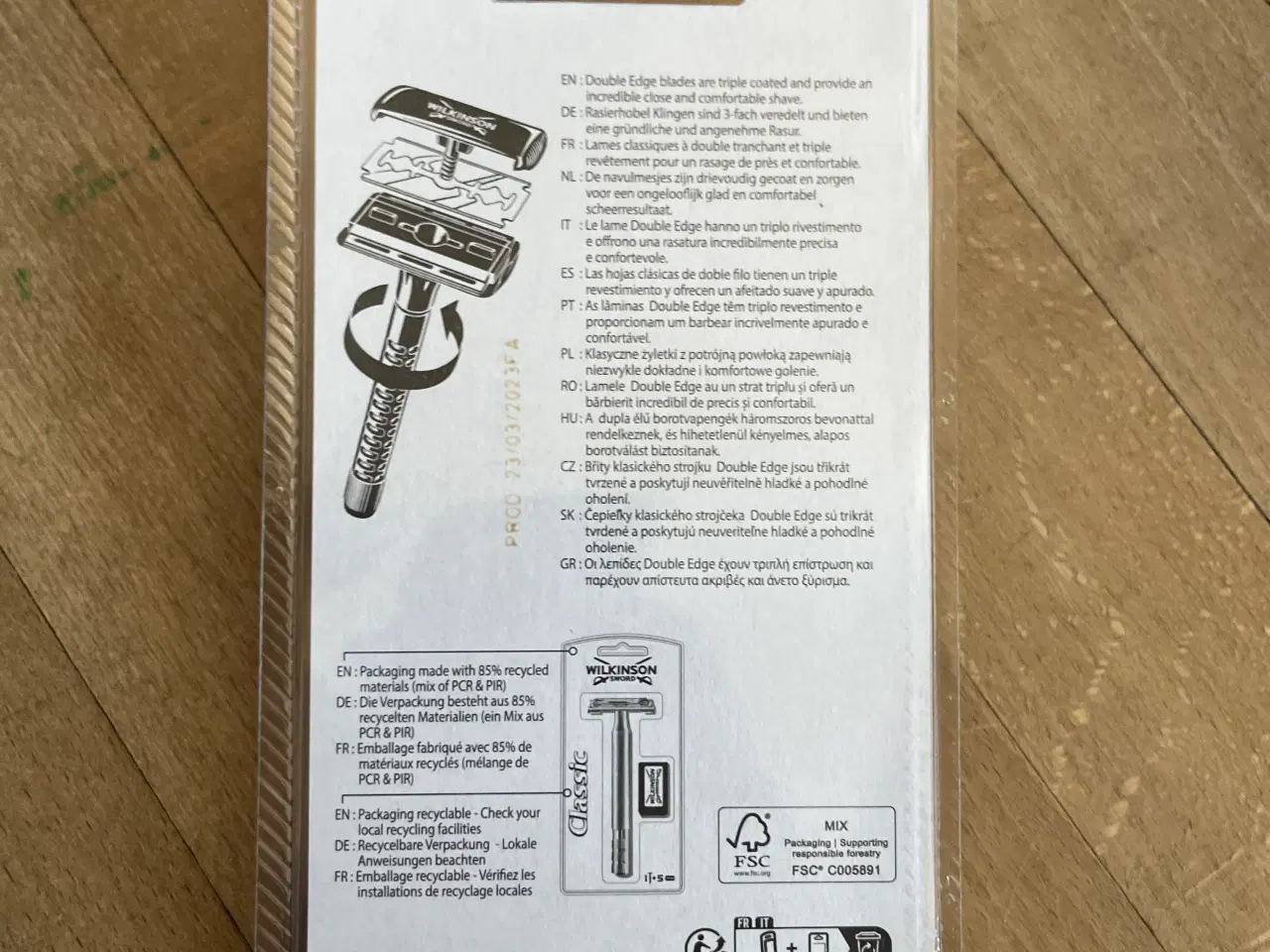 Billede 2 - Wilkinson Sword DE Razor