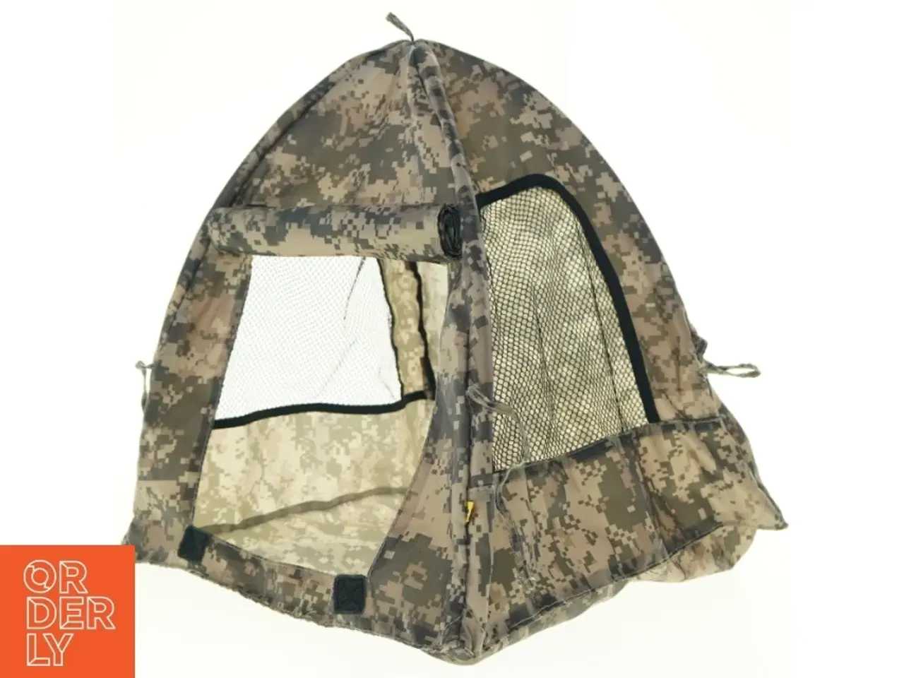 Billede 1 - Camouflage pop-op legetelt til bamser fra Build a Bear (str. 38 x 38 cm h 45 cm)