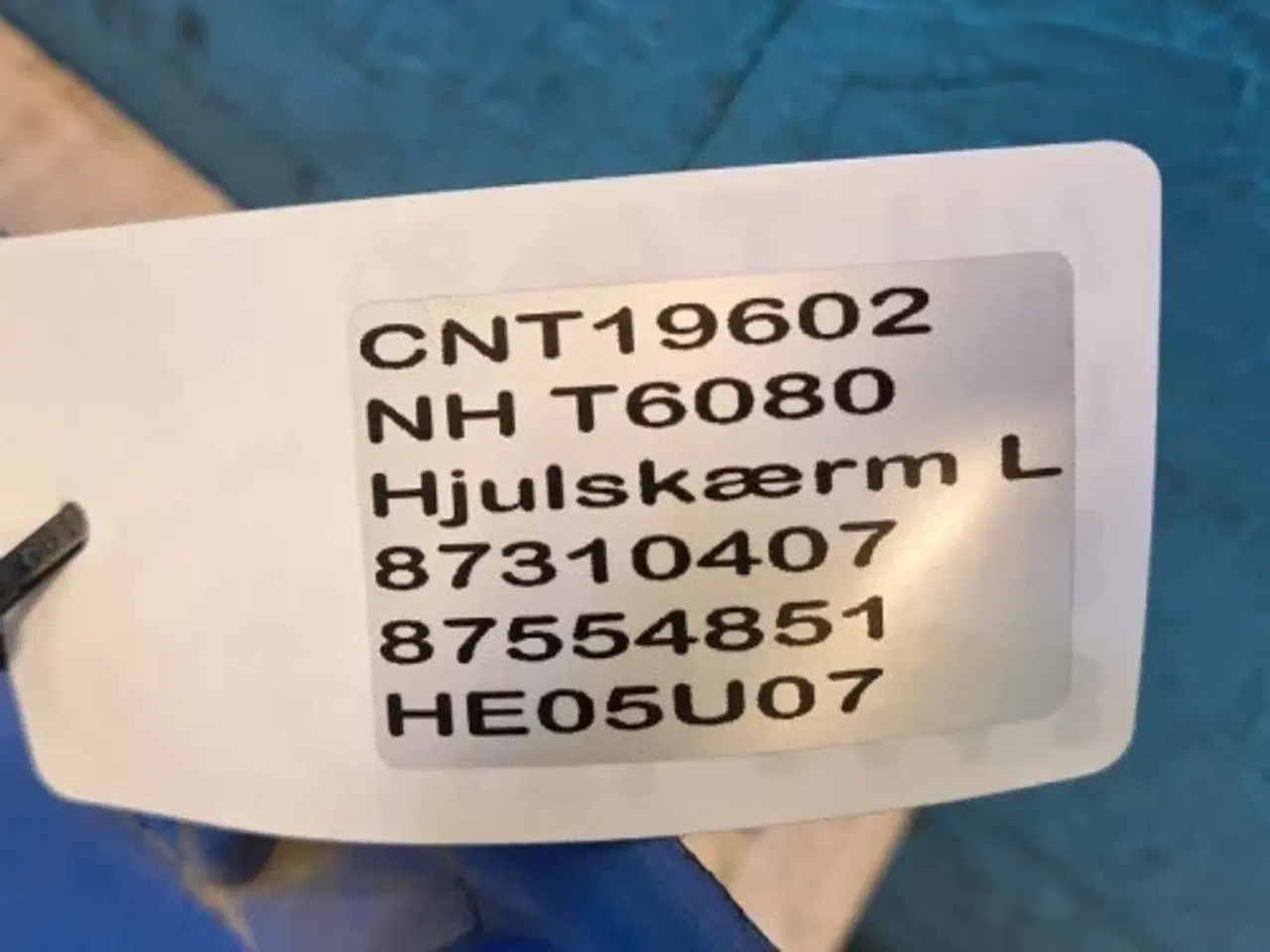 Billede 13 - New Holland T6080 Hjulskærm L. 87310407