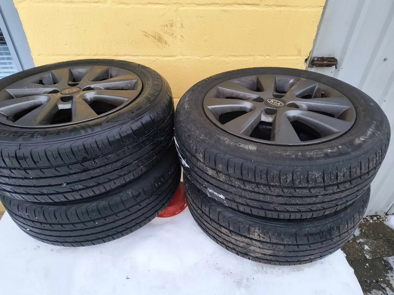 Billede 1 - Gode fælge og dæk 