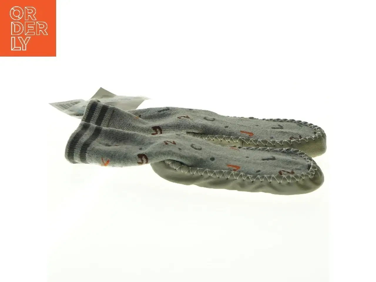 Billede 4 - Børne sokker med gummisåler (str. 25)