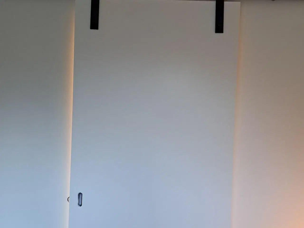 Billede 1 - skydedør Swedoor med skydedørsbeslag retro sort.