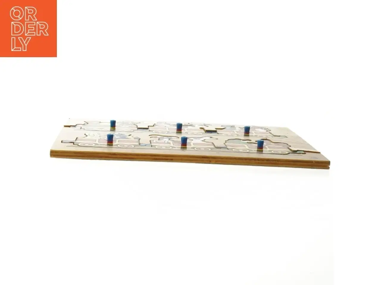 Billede 3 - Træpuslespil med dyr (str. 30x21 cm)